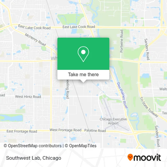 Southwest Lab map