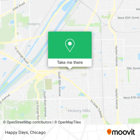 Happy Days map