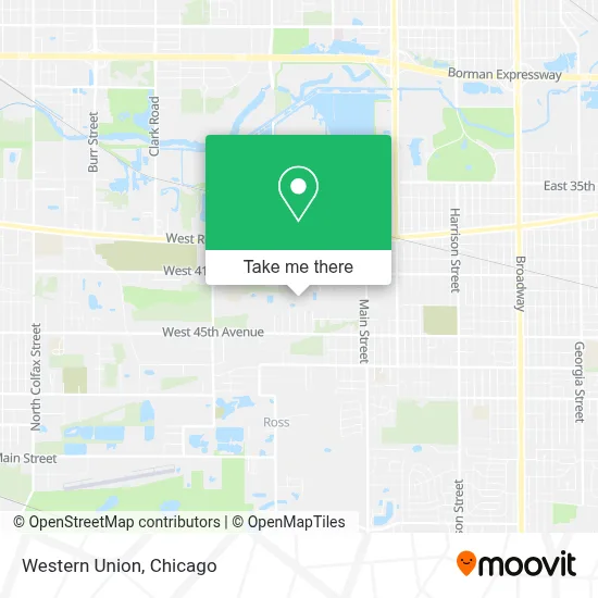Western Union map