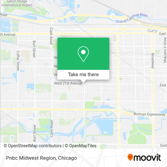 Pnbc Midwest Region map