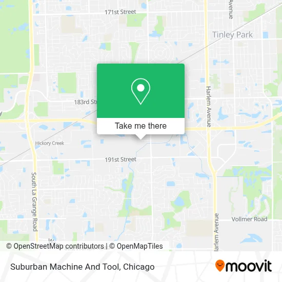 Suburban Machine And Tool map