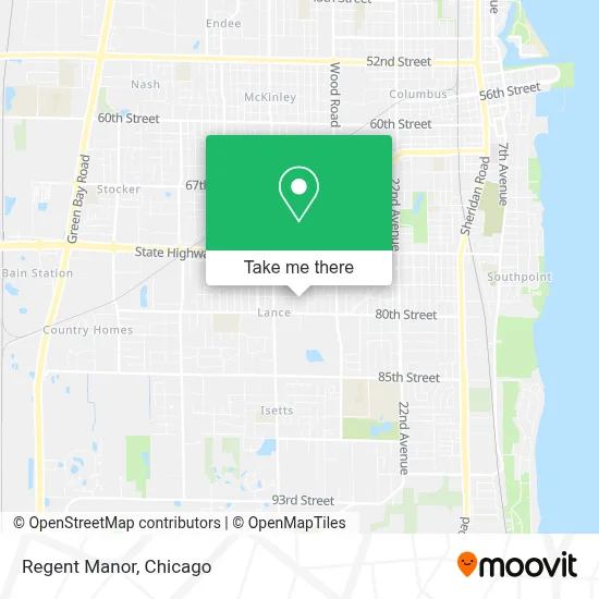 Regent Manor map
