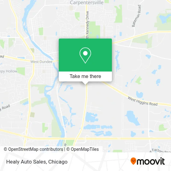 Healy Auto Sales map