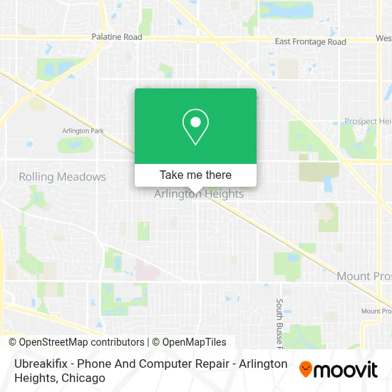 Ubreakifix - Phone And Computer Repair - Arlington Heights map