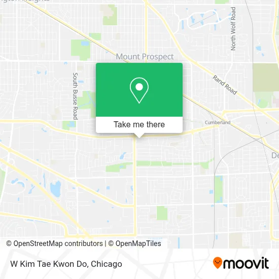 W Kim Tae Kwon Do map