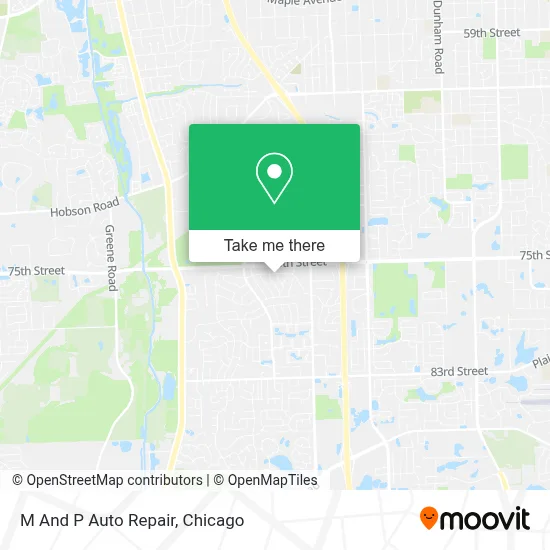 M And P Auto Repair map