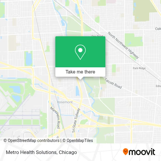 Metro Health Solutions map