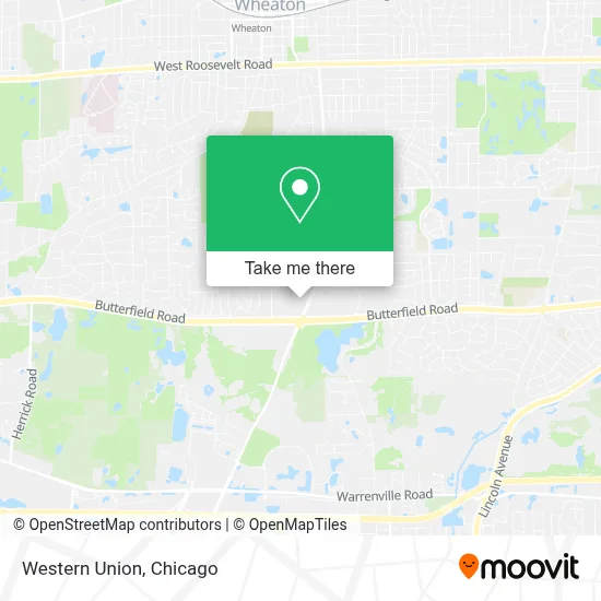 Western Union map