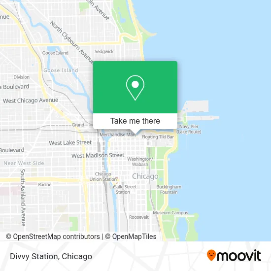 Divvy Station map