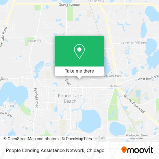 People Lending Assistance Network map