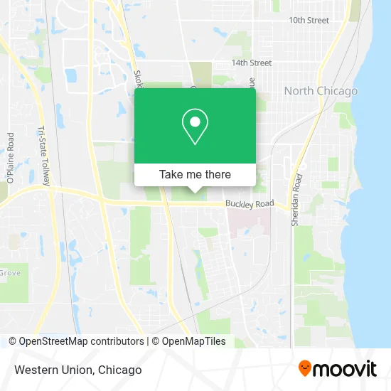 Western Union map