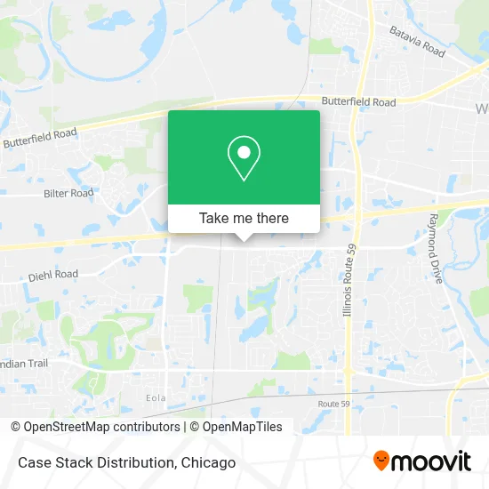 Case Stack Distribution map