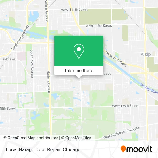 Local Garage Door Repair map