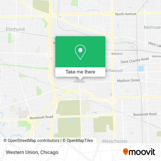 Western Union map