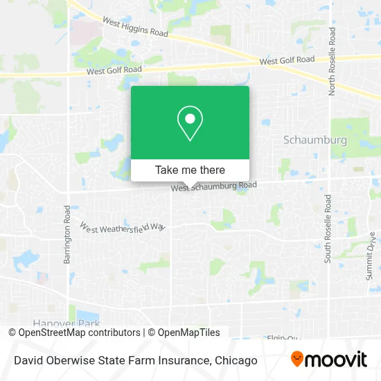 David Oberwise State Farm Insurance map