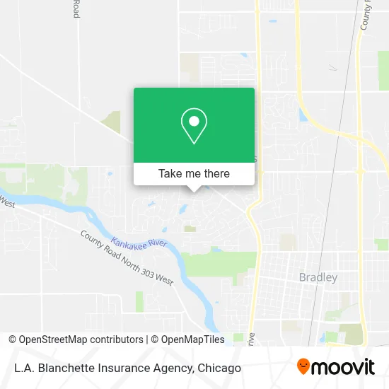 L.A. Blanchette Insurance Agency map