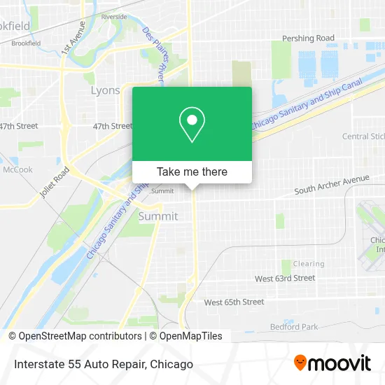Interstate 55 Auto Repair map