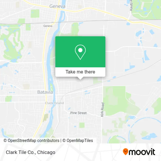 Clark Tile Co. map