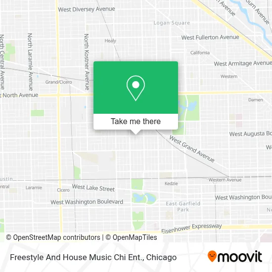 Freestyle And House Music Chi Ent. map