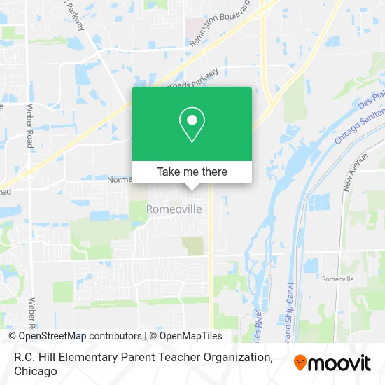 R.C. Hill Elementary Parent Teacher Organization map