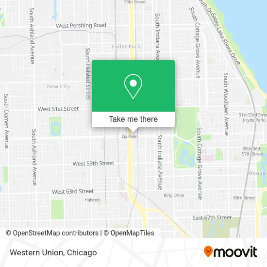 Western Union map