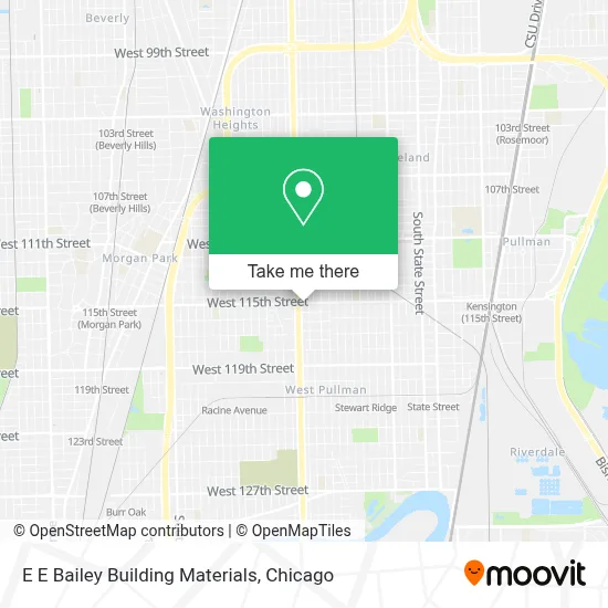 E E Bailey Building Materials map