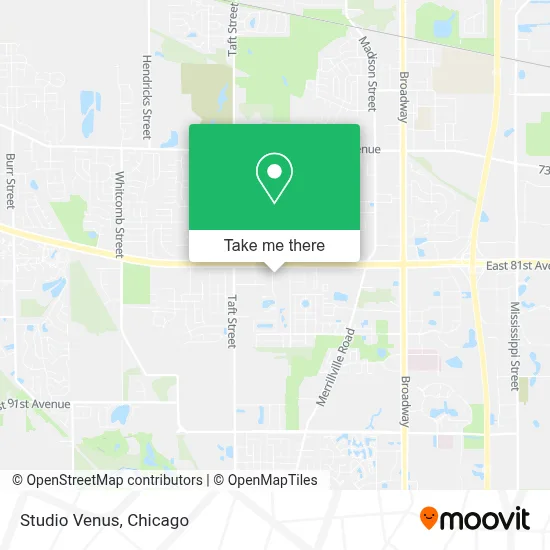 Studio Venus map