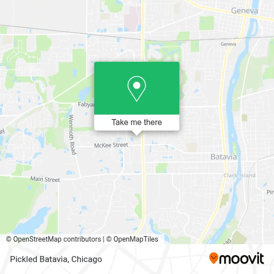 Pickled Batavia map