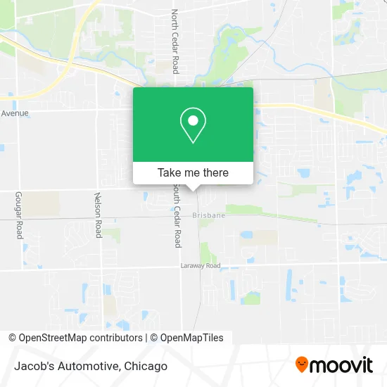 Jacob's Automotive map