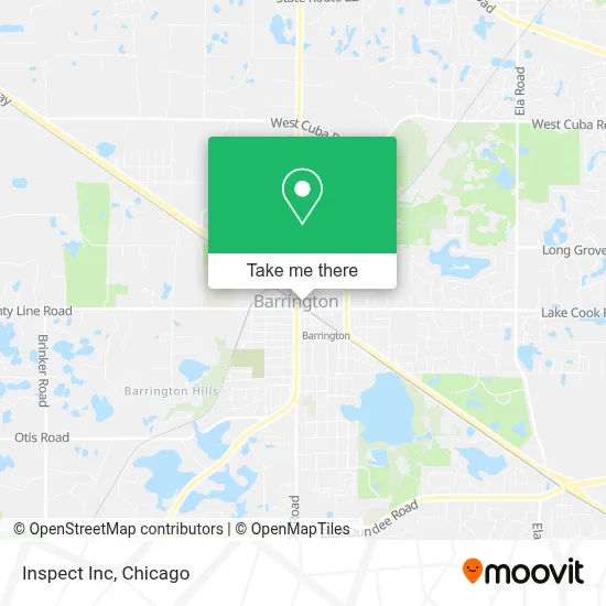 Inspect Inc map