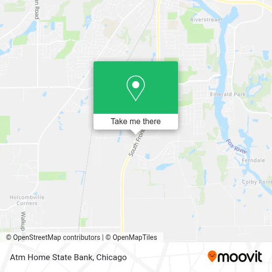 Atm Home State Bank map