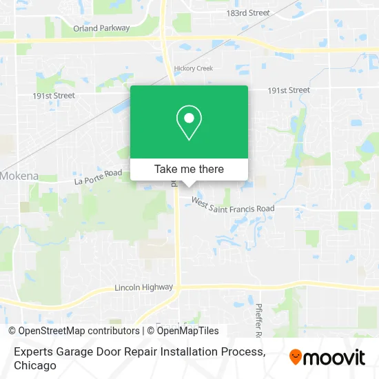 Experts Garage Door Repair Installation Process map