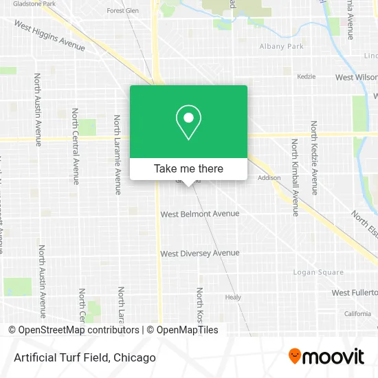 Artificial Turf Field map