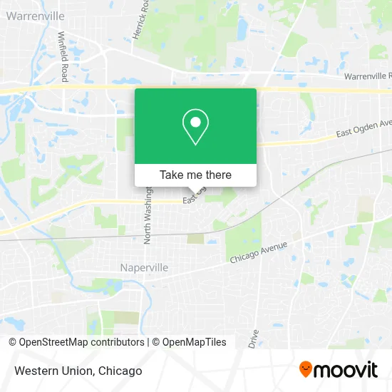 Western Union map