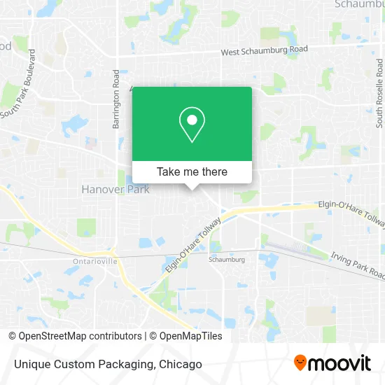 Unique Custom Packaging map