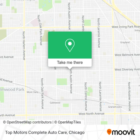 Top Motors Complete Auto Care map