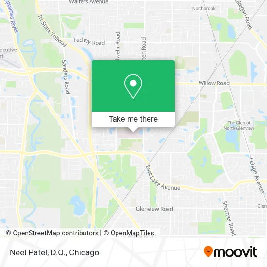 Neel Patel, D.O. map