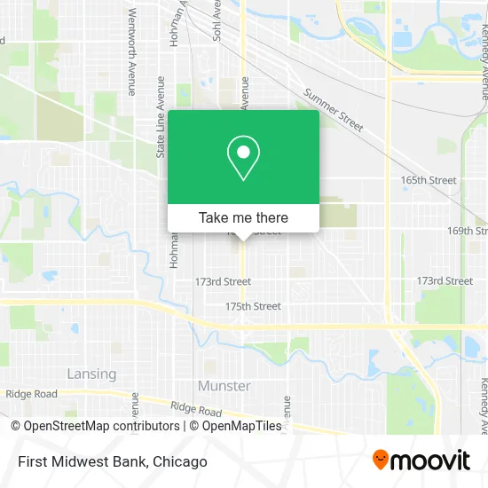 First Midwest Bank map