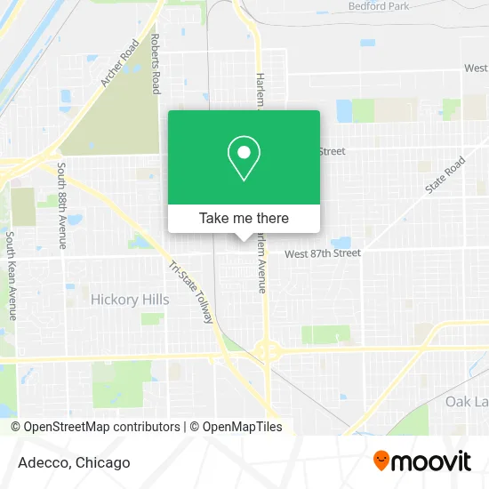 Adecco map