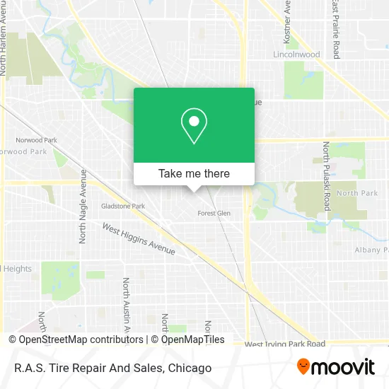 R.A.S. Tire Repair And Sales map