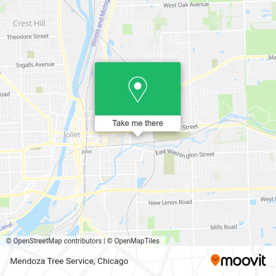 Mendoza Tree Service map