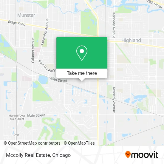Mccolly Real Estate map