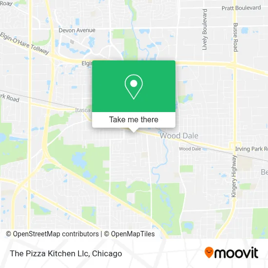 The Pizza Kitchen Llc map