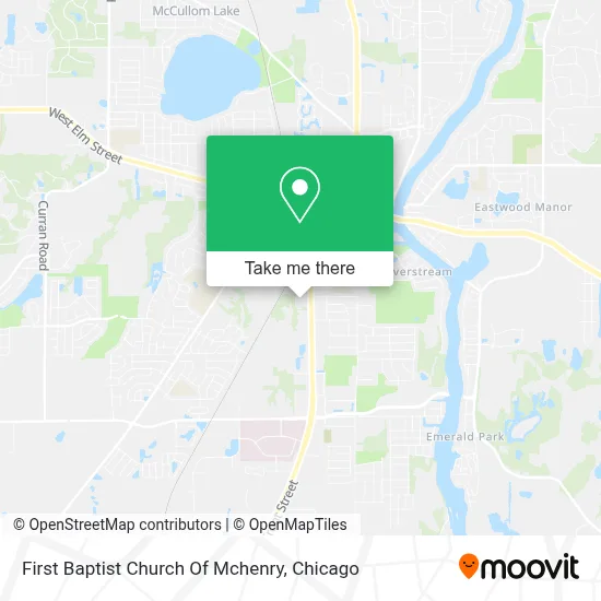 First Baptist Church Of Mchenry map