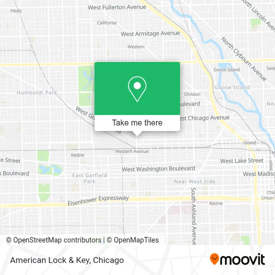 American Lock & Key map