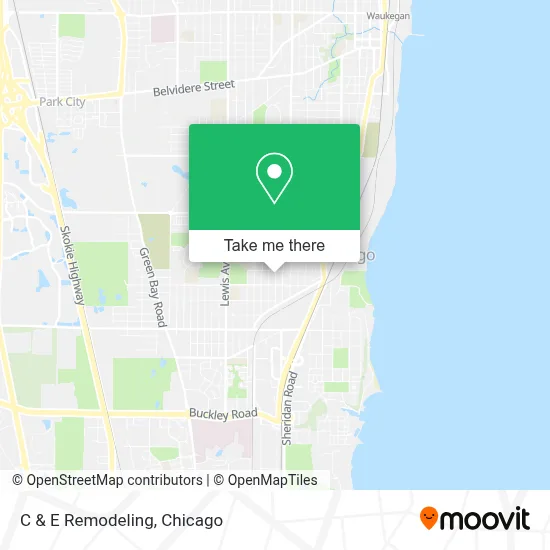 C & E Remodeling map