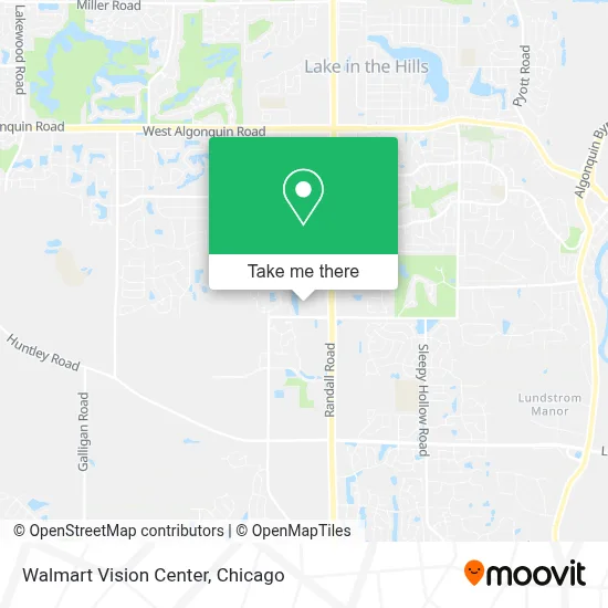 Walmart Vision Center map