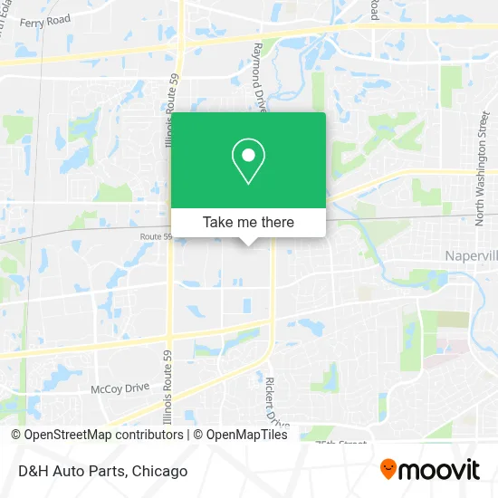 D&H Auto Parts map