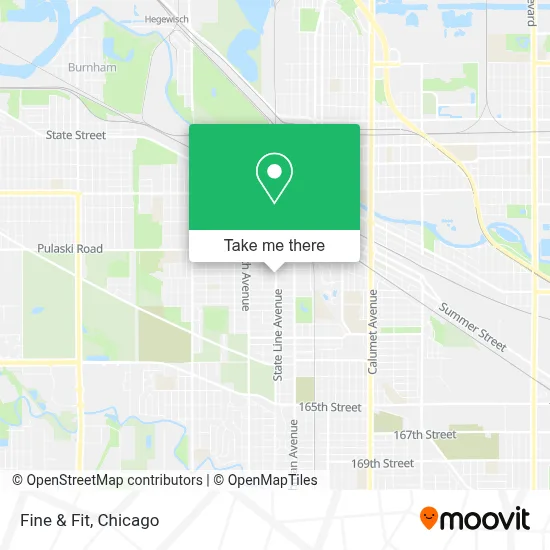 Fine & Fit map