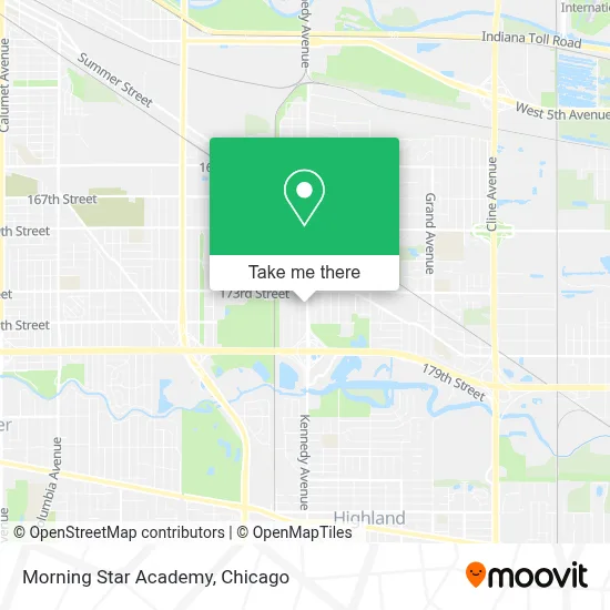 Morning Star Academy map